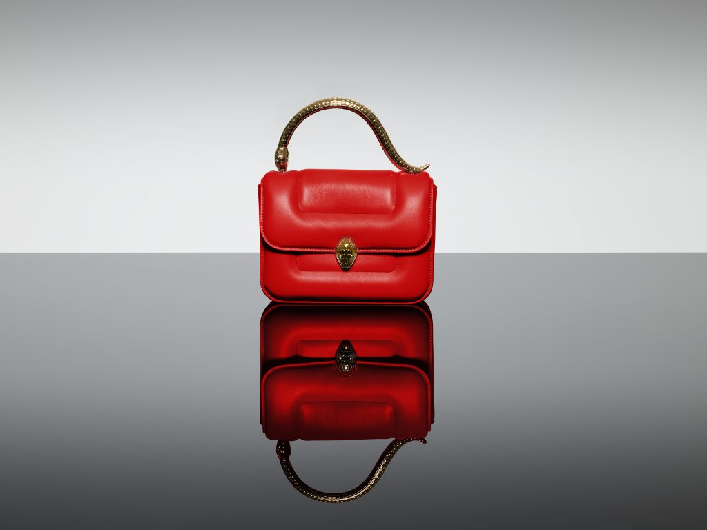 Bvlgari Serpenti Metamorphosis Handle bag designed by Mary Katrantzou