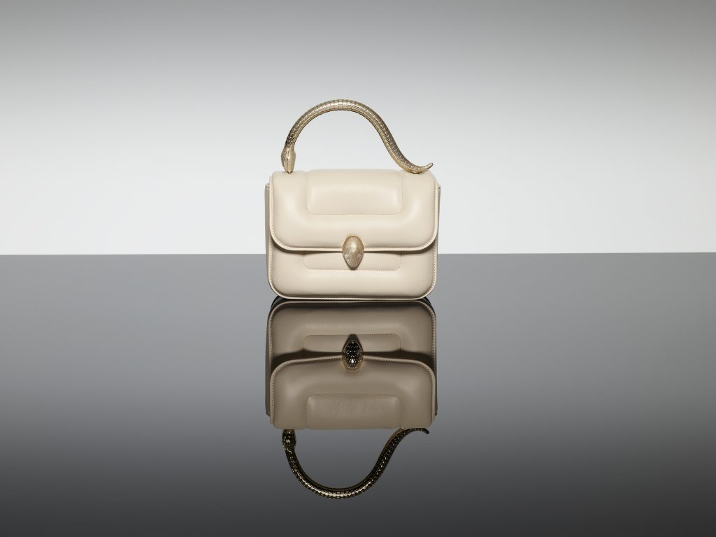 Bvlgari Serpenti Metamorphosis Handle bag designed by Mary Katrantzou