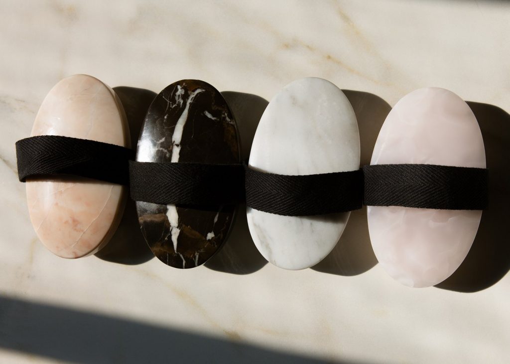 gilded cararrea marble dry brush bodycare luxury skin care