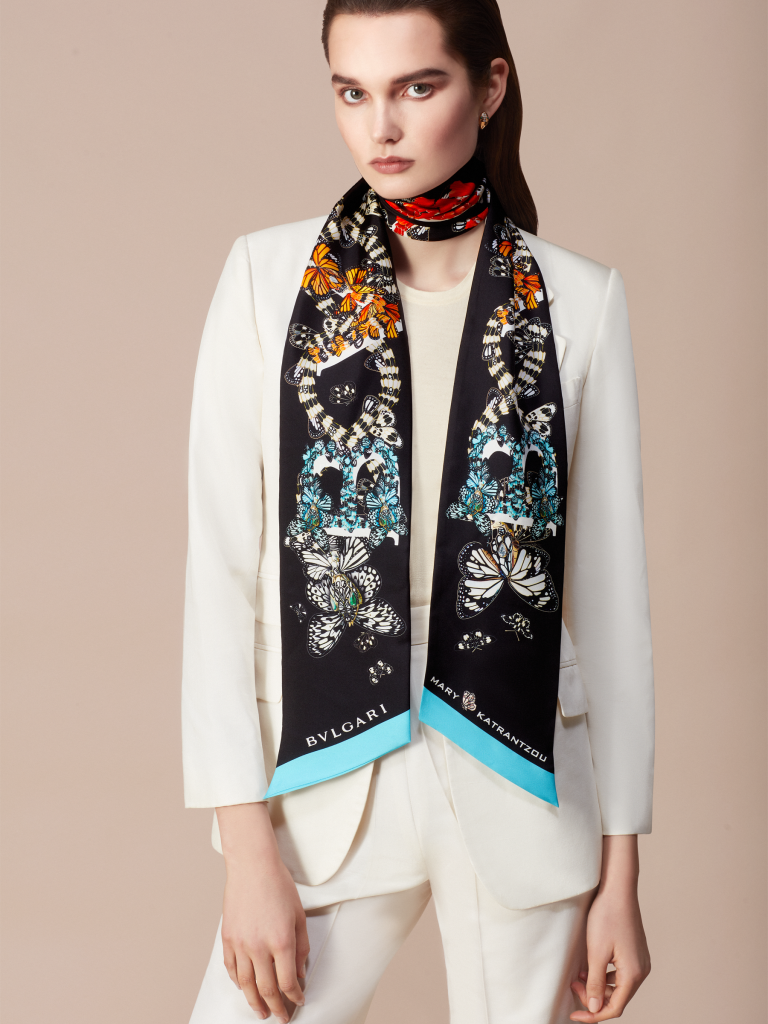 Mary Katrantzou x Bvlgari shelley