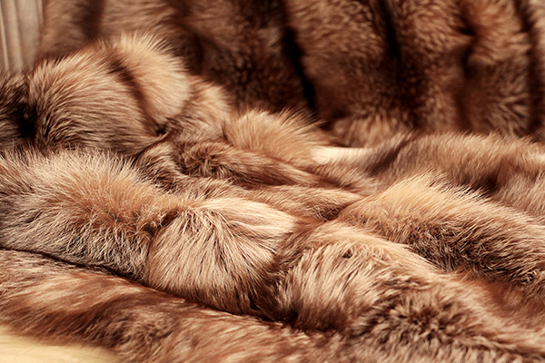 finland fox natural fur throw koket mother's day gift ideas mother's day 2021