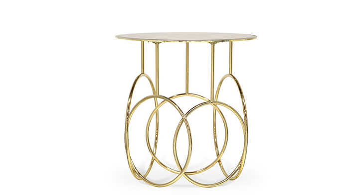 Kiki Side Table koket brass whimsical