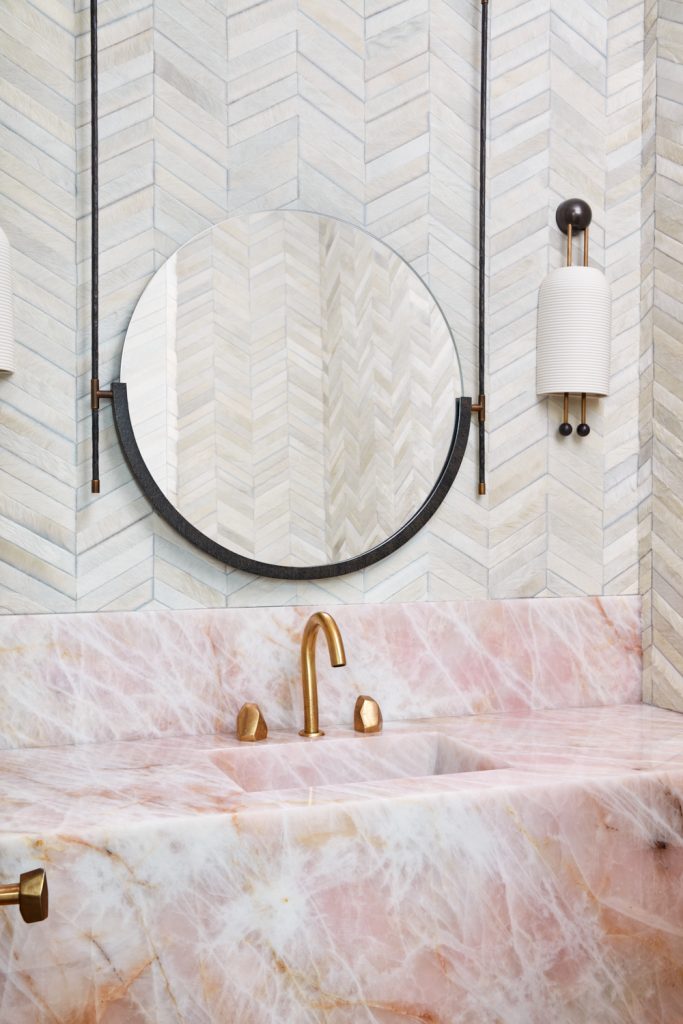 jennifer welch bathroom pink onyx counter
