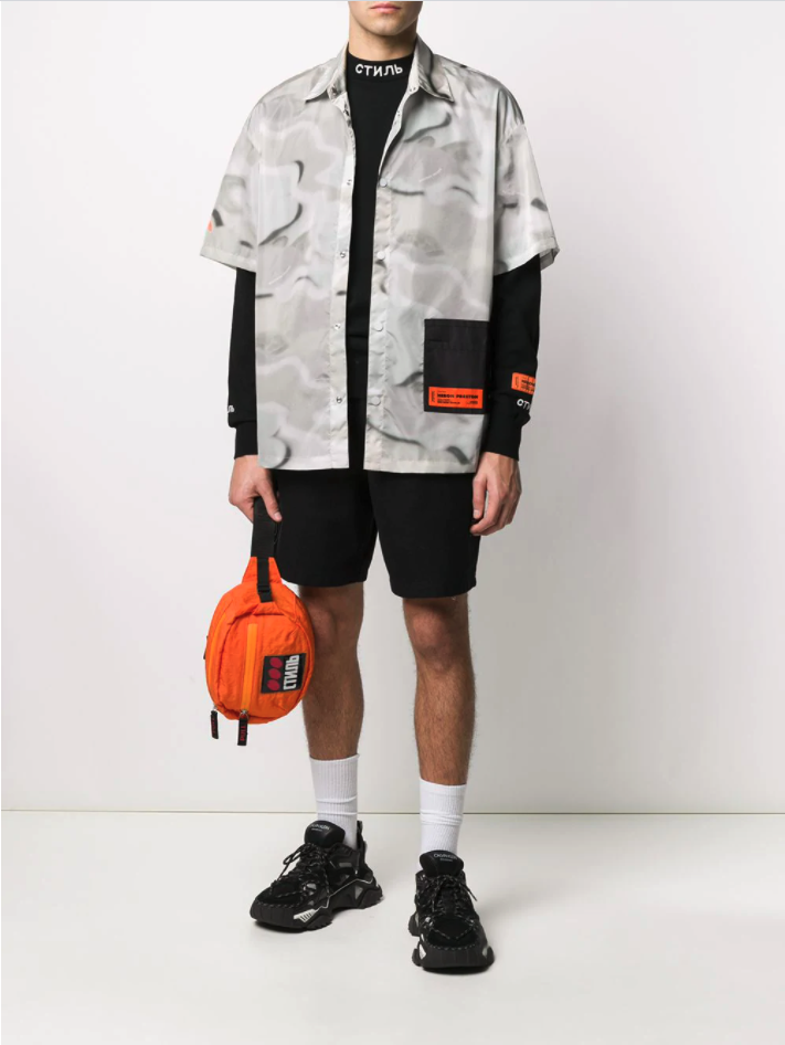 unusual iconic brand collaborations Heron-Preston-X-DSNY-SHIRT