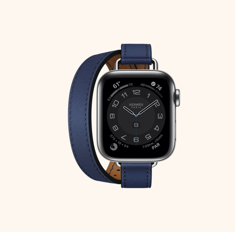 unusual brand collaborations design apple-watch-x-hermes-blue