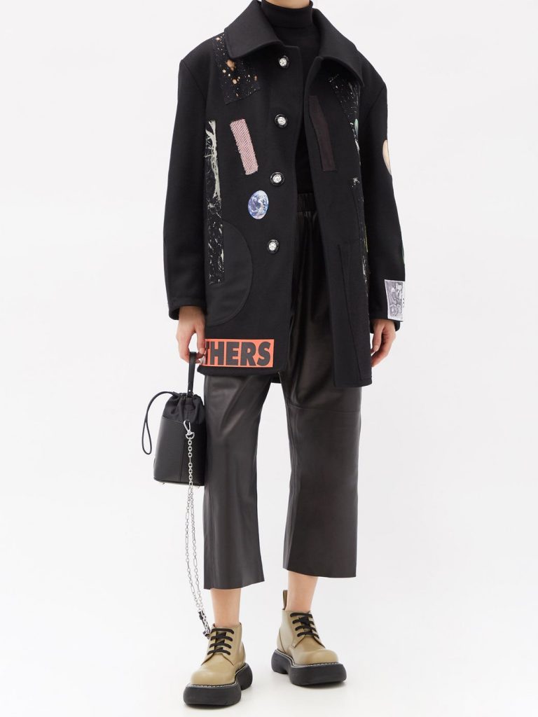 raf simmons x sterling ruby outfit wool coat