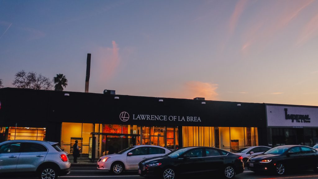 lawrence of la brea showroom los angeles la