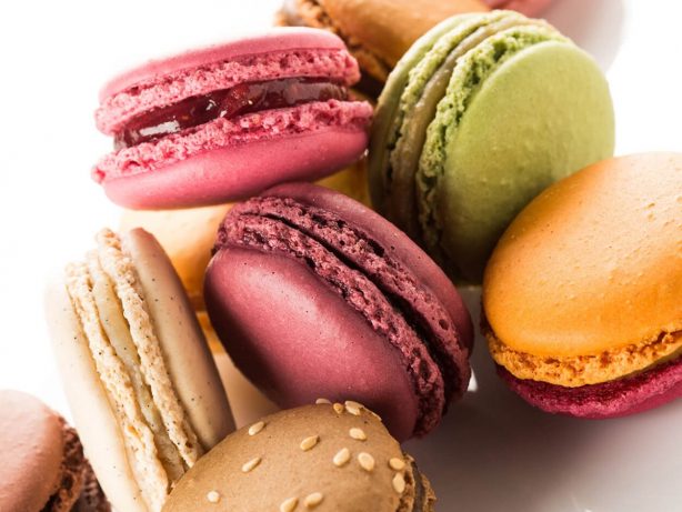 pink macarons fauchon