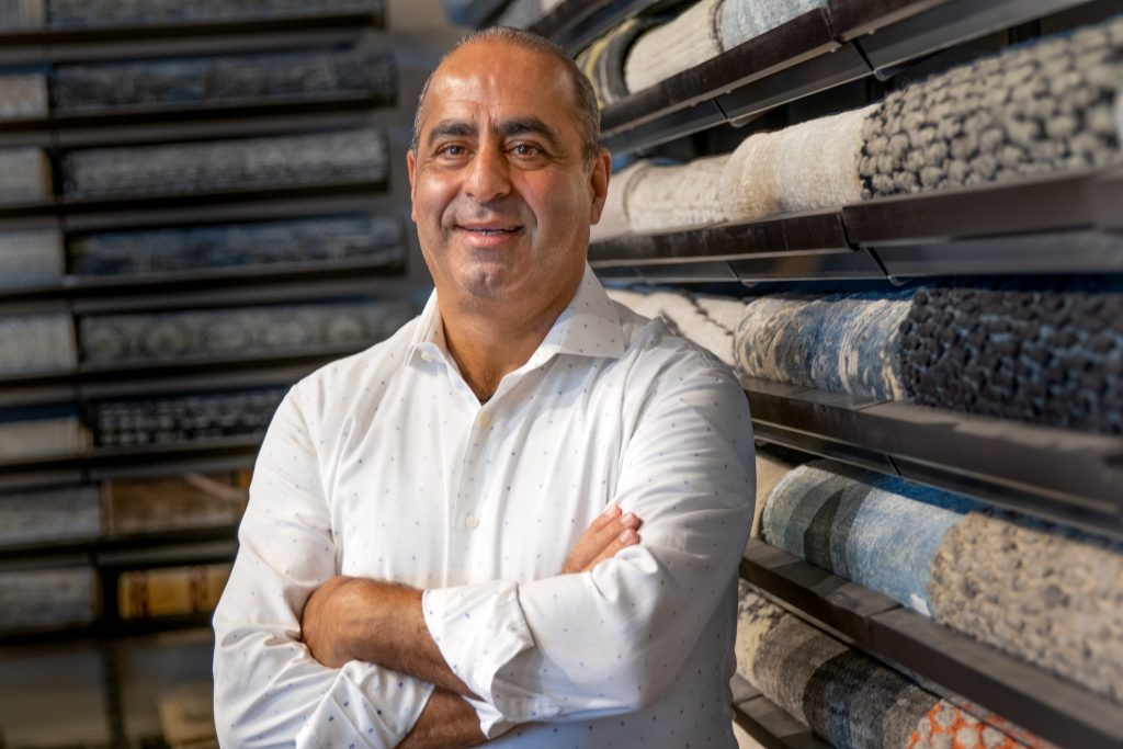 David Nourafshan, Owner and Rug Master of Lawrence of La Brea