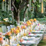 elegant outdoor garden party ideas table setting sabrina monte carlo green and yellow theme
