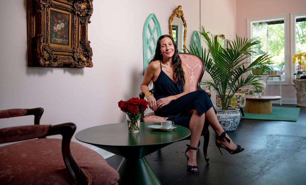 Camille clifton in her Aiken, SC Boutique