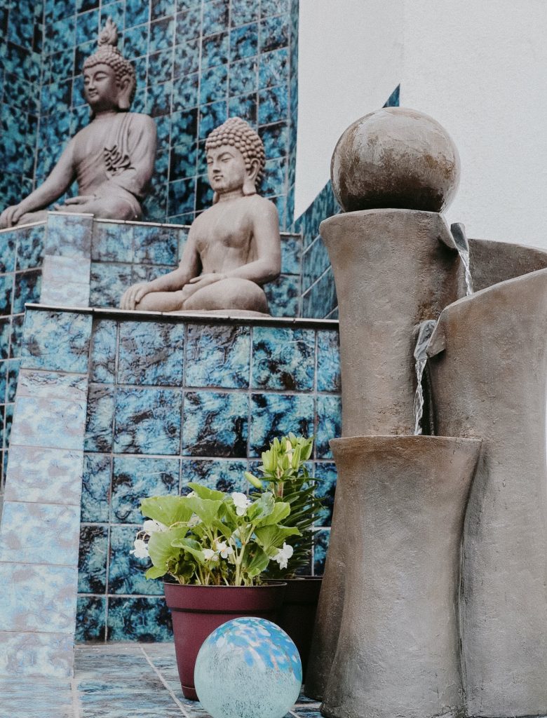 blue tile zen garden at hollywood hills recovery center los angeles