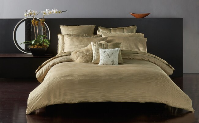 luxury bedding set brands Reflection Collection by Donna Karan