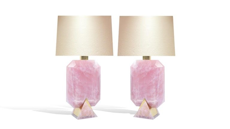 Rocco Rock Crystal Lamps by Phoenix @1stDibs