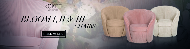 bloom chair koket luxury furniture beautiful feminine accent chairs
