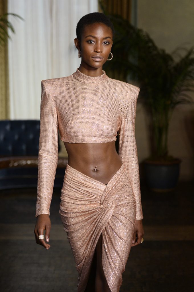 Bronx and Banco Fall/Winter 2021 Collection show at Soho Grand Hotel on February 07, 2021 in New York City. (Photo by Fernanda Calfat/Getty Images for Bronx and Banco)