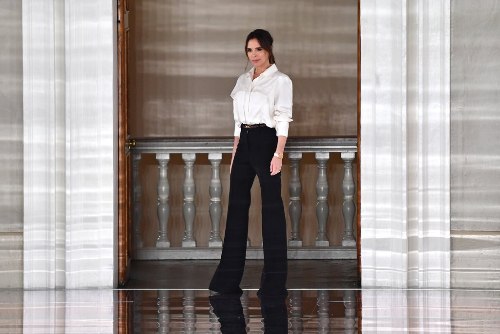 Victoria Beckham her show during London Fashion Week February 2020. (Photo by Gareth Cattermole/BFC/Getty Images)