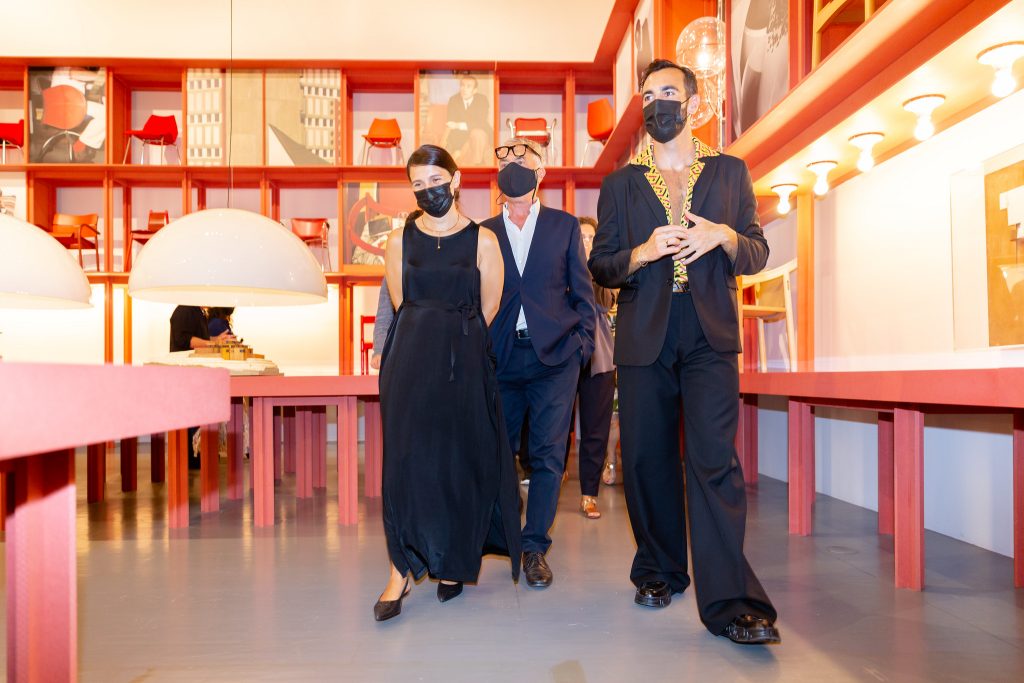 Maria Porro at Supersalone Opening Night 2021 at Triennale Milano