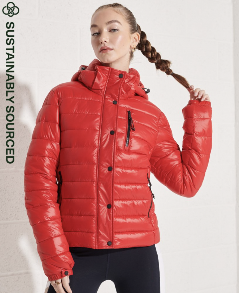 Shine Fuji 2.0 Jacket superdry eco friendly sustainable puffer coat