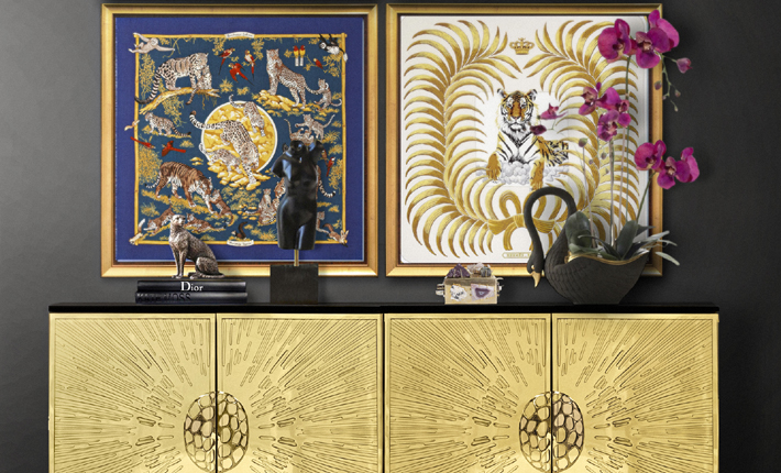 koket heive cabinet luxury furniture art decorating with art