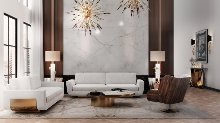 decorating with art in living room koket luxury neutral interior design