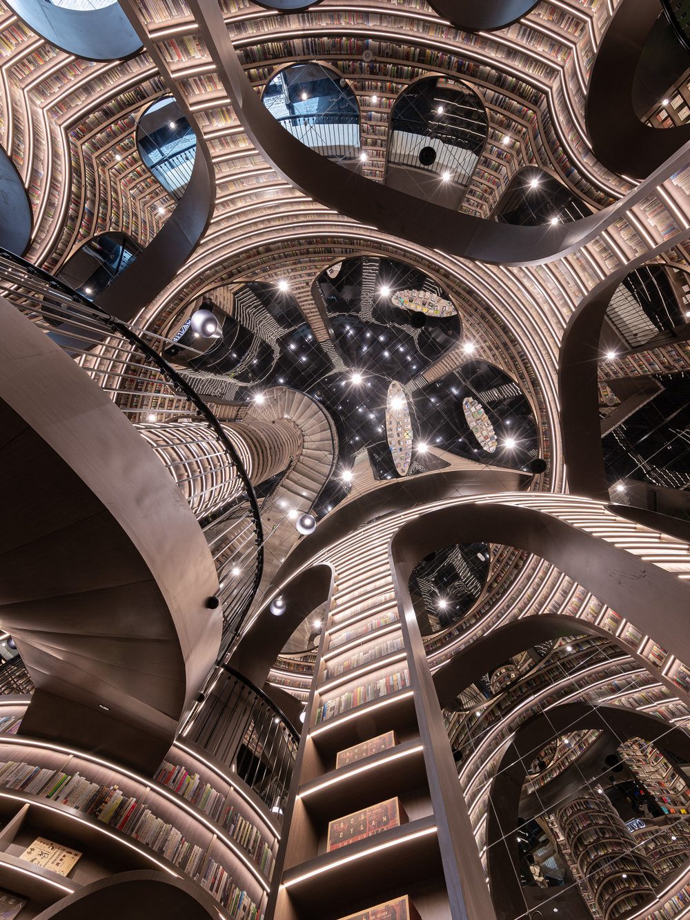 nature inspired bookstore china li xiang design