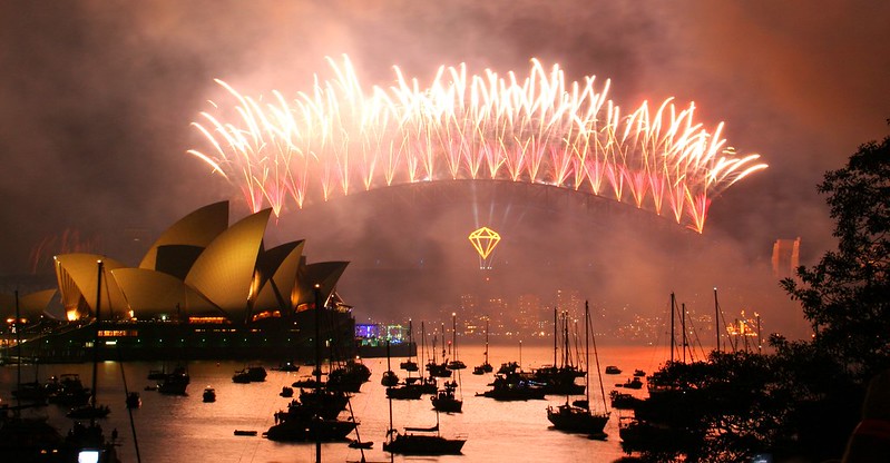 Sydney, Australia New Years Fireworks (Photo by Rob Chandler)