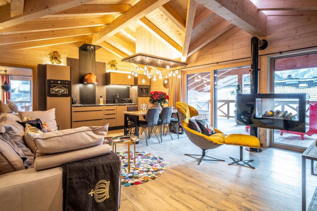 austrian alps luxury living room