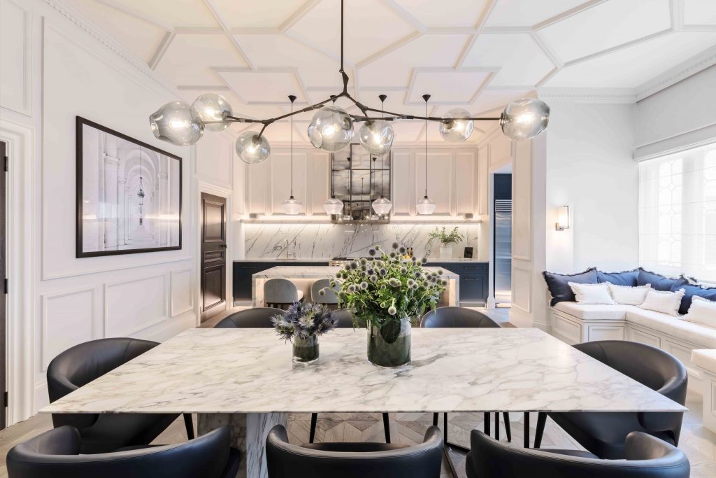 Interior by 1508 LONDON dining room kitchen