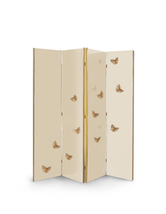 neutral classics charlotte and just like that euphoria screen koket cream gold butterflies floorscreen