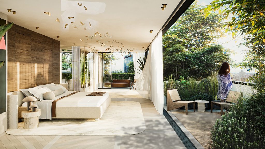 luxury master bedroom Interior by DH Liberty