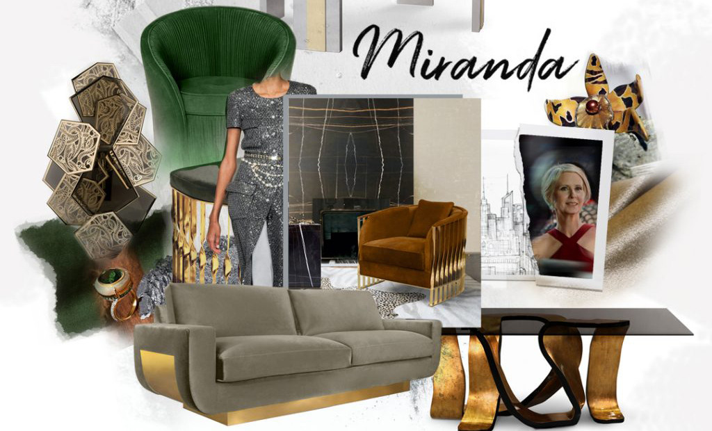 miranda moodboard koket edgy refinement and just like that