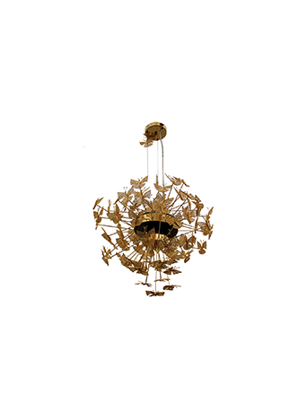 nymph chandelier koket butterflies gold filigree