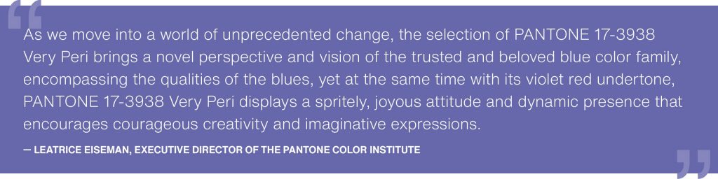 PANTONE 17-3938 Very Peri 2022 Color