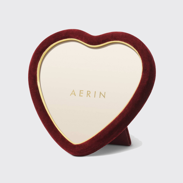 aerin lauder red heart picture frame 