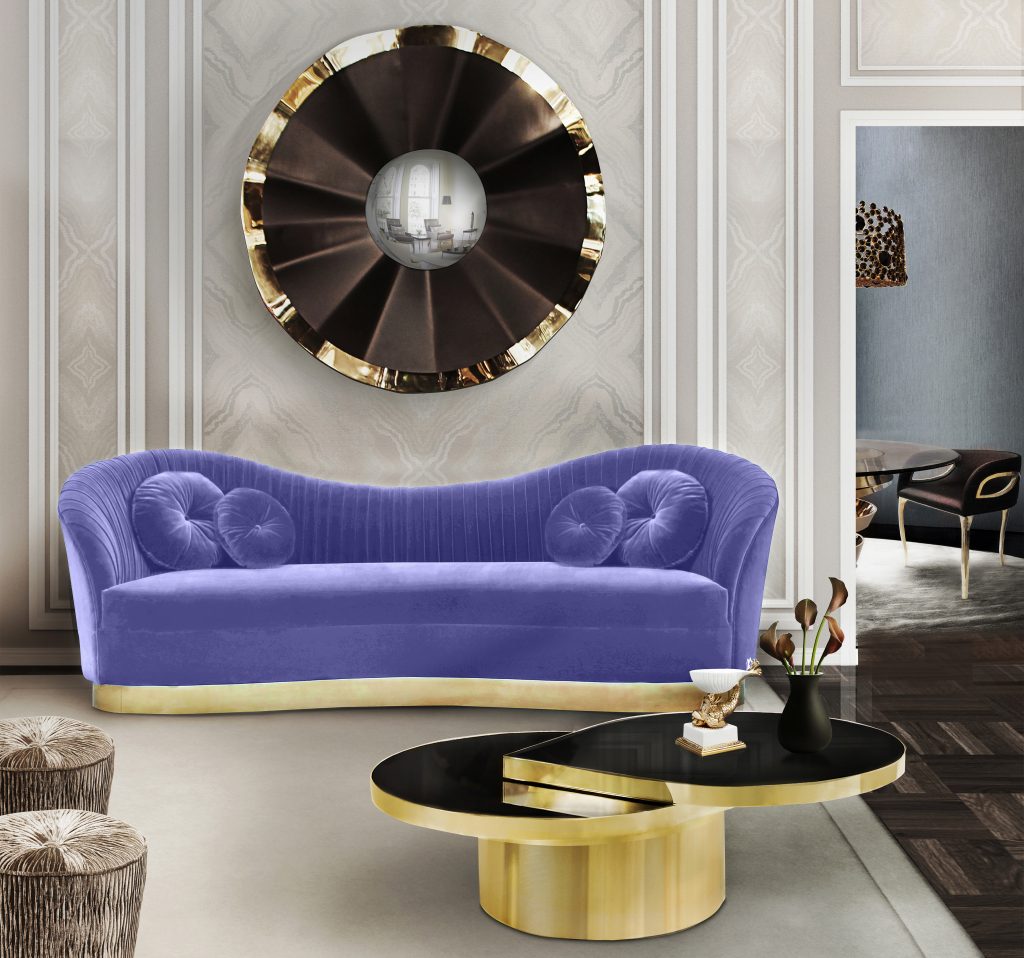 2022 color of the year Kelly Sofa by KOKET in Color Very Peri