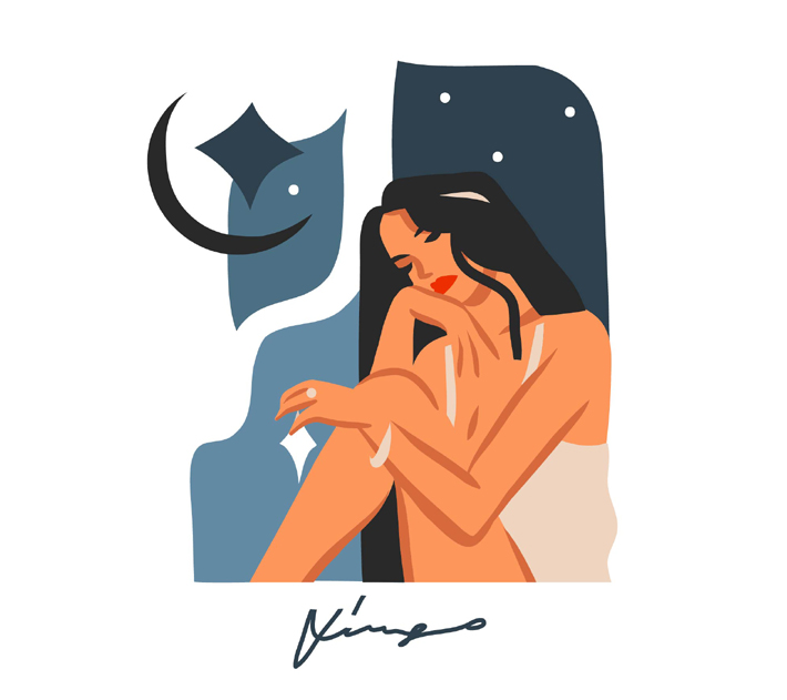 virgo zodiac illustration
