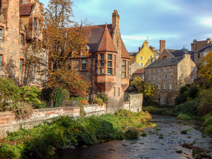 Dean Village, Edinburgh, Scotland (Photo by Clark van der Beken)