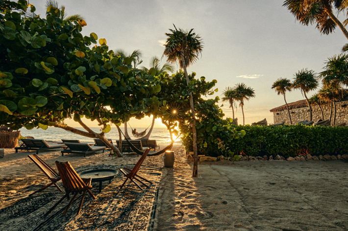 traveling with purpose Beach at Habitas Tulum, Mexico