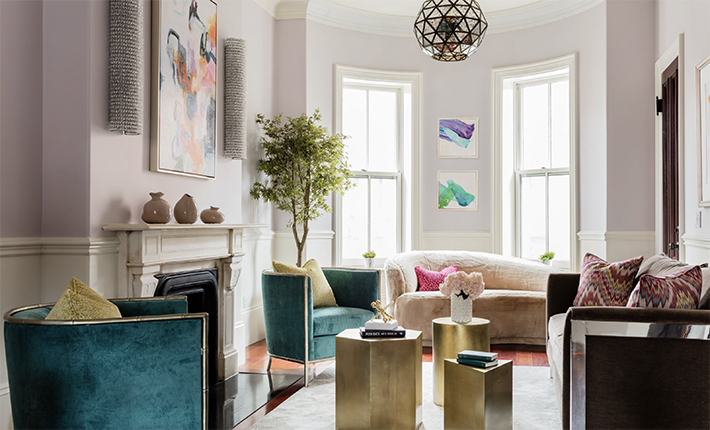 (Photo by Michael J. Lee) luxury living room design by ana donohue