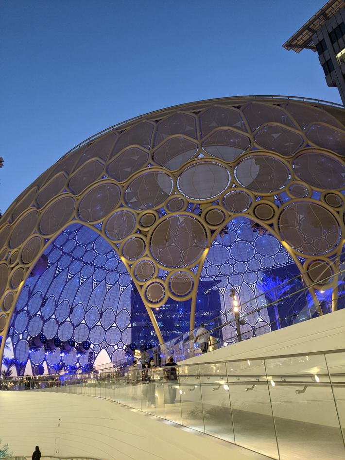 Al Wasl Plaza at the center of Expo 2020 designed by Gordon Gill design partner at Adrian Smith + Gordon Gill Architecture