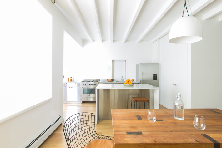 Williamsburg Ainslie Street House Kitchen Designed by Glickman Schlesinger Architects