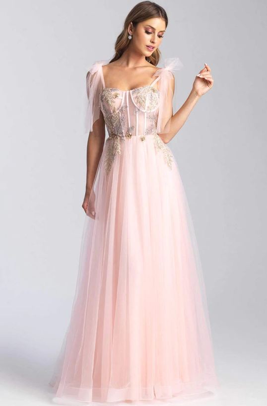 Embroidered Sweetheart Tulle A-line Gown by Madison James | Couture Candy Bridgerton wedding dresses