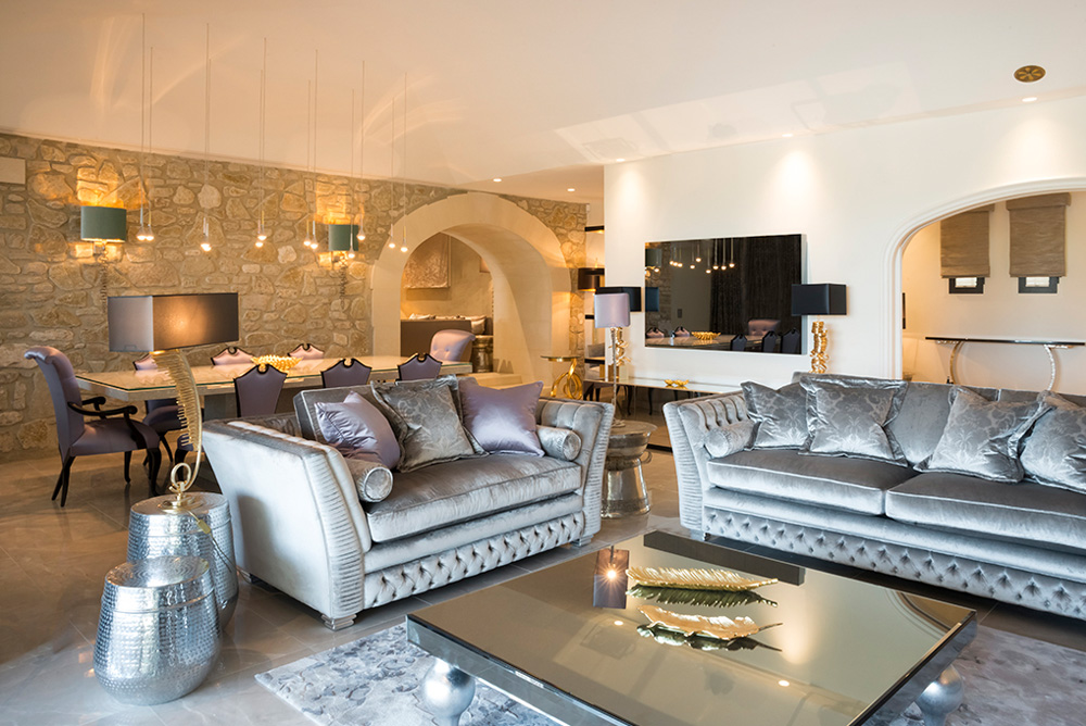 South of France by Juliettes Interiors luxury living room design