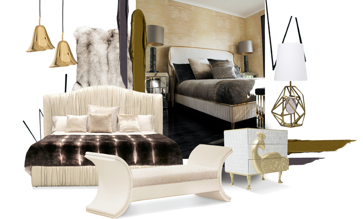 koket cream bedroom moodboard interior inspiration