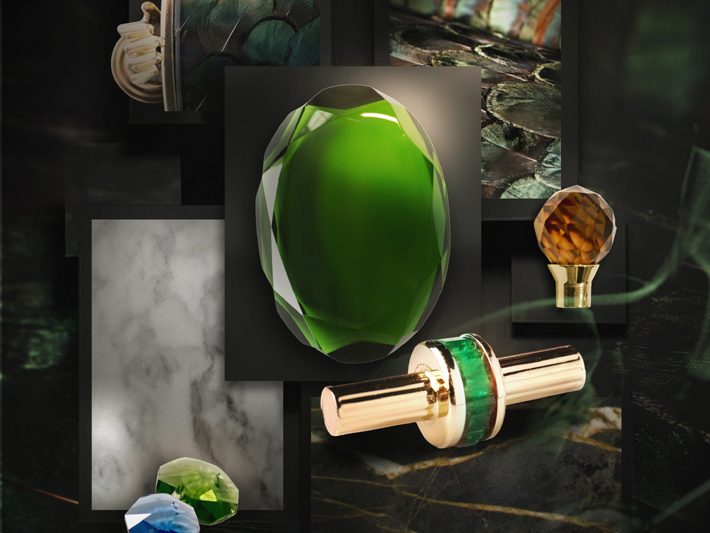 koket gem and feather moodboard