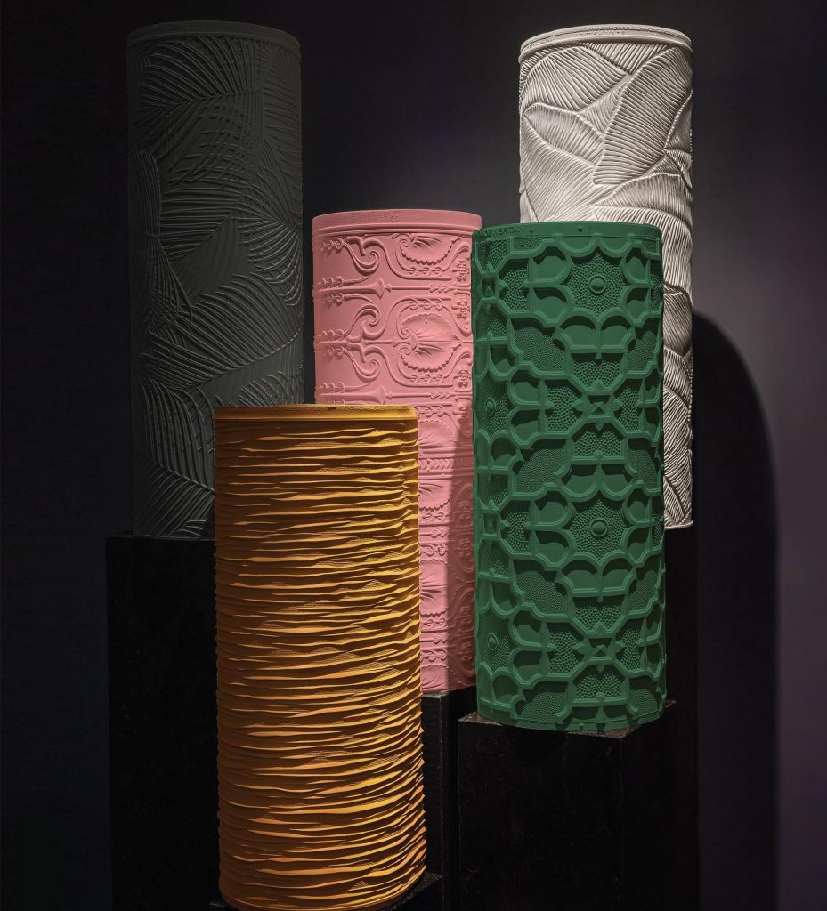paris deco home 2022 JAN ERIKA Colors Lincrusta Wallcovering, 2022 at Paris Deco Home