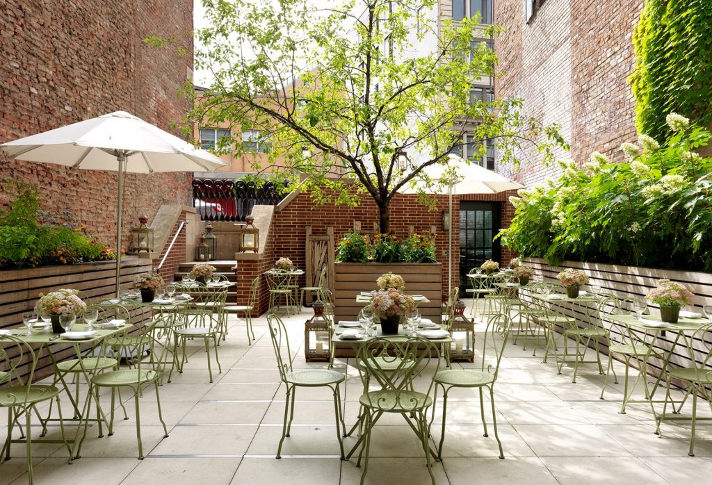 Best Outdoor Dining NYC The Crosby Hotel Terrace