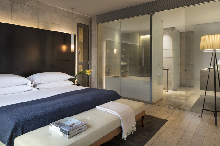 luxury hotel bedroom at mamilla the set collection