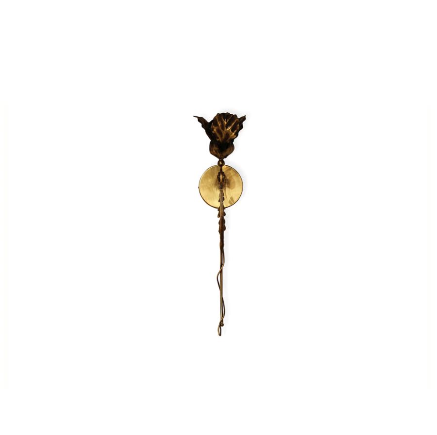 flora sconce my object of desire flower sconce aged brass